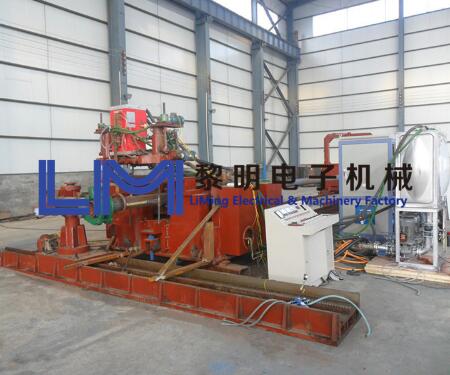 The induction pipe bending machine is better than cold forming elbow machine